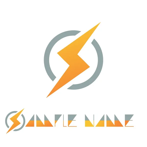  elektrik enerji logo yuvarlak