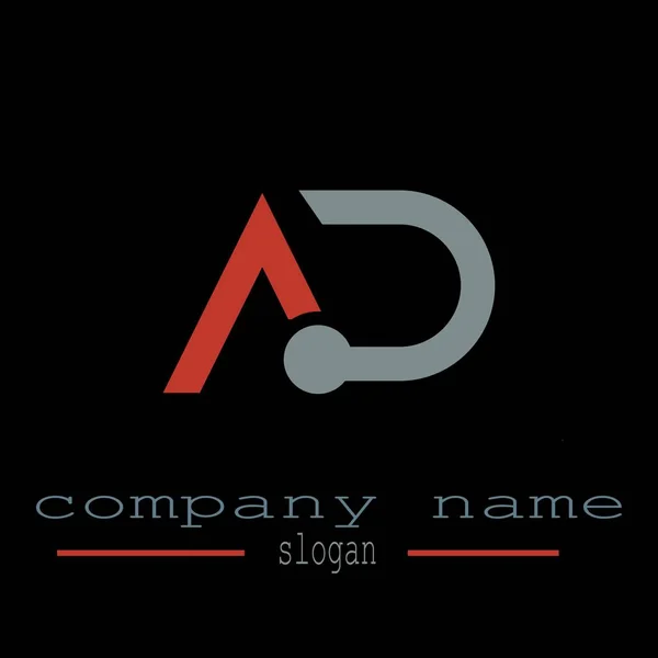 soyut mektup reklam logosu