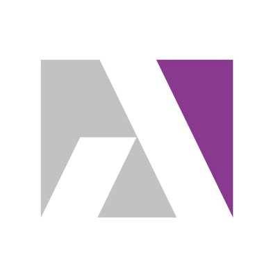 soyut mektup bir logo