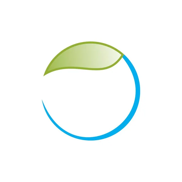 yuvarlak yaprak logo yaratıcı