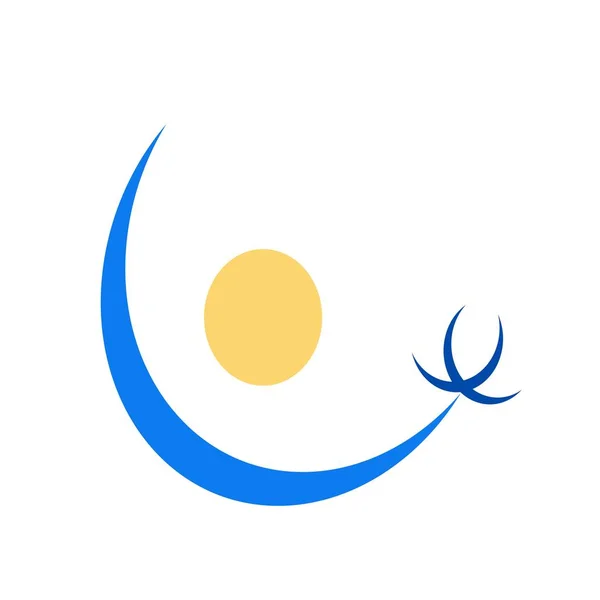 Abtrct Insanlar Logo — Stok Vektör