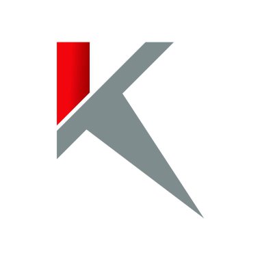 örnek tasarım mektup k logosu