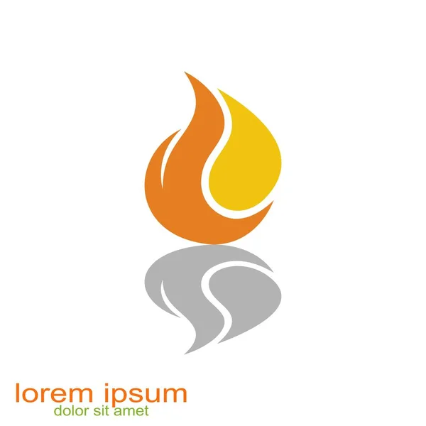 yaratıcı örnek tasarım yangın logosu