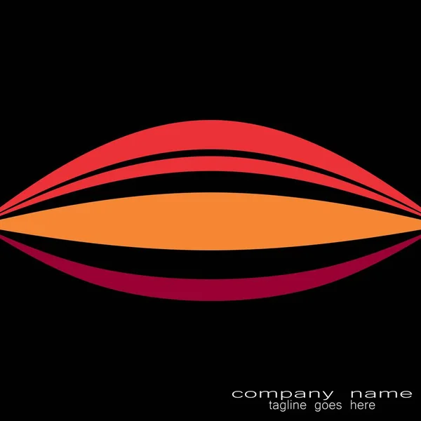 Muestra Diseño Abstracto Logo Gráfico Recursos Negocio — Vector de stock