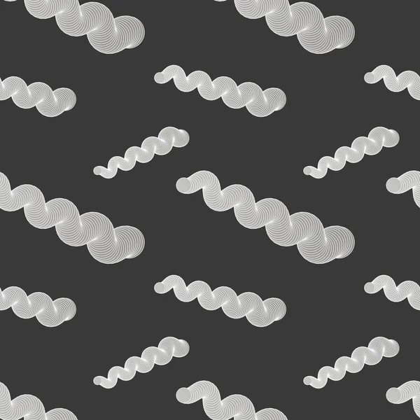 Vektör soyut spiraller seamless modeli. Kullanılan arka planlar, kartpostallar, broşürler, mektuplar, duvar kağıtları, kağıt ambalaj.