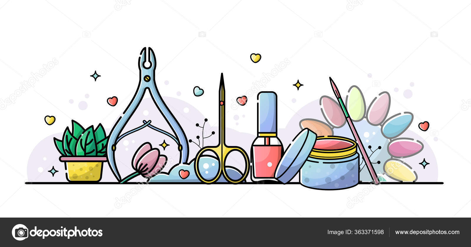 Nail salon vector logo.Illustration of woman hands with elegant, long nails  beautiful manicure.Cosmetics and style icon isolated on light background. Nail polish. Stock Vector | Adobe Stock