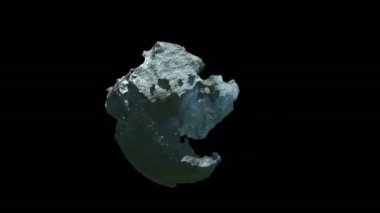 göktaşı taş döndürme Alfa render