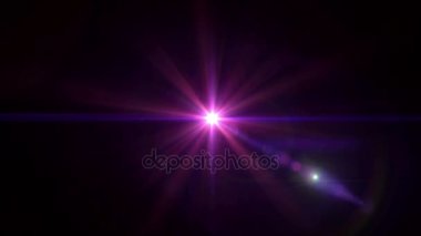 pembe lens flare Merkezi 4k