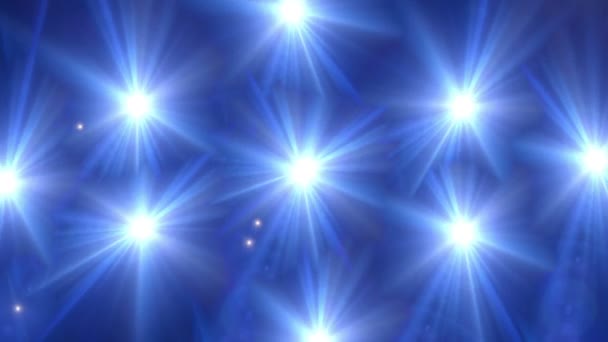 Gwiazda blask niebieski wzór 4k — Wideo stockowe