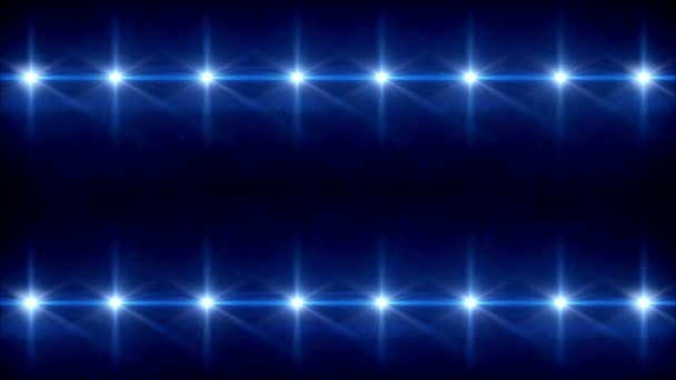 Duplo Estrelas lente flares padrão 4k — Vídeo de Stock