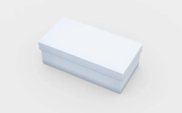 Beyaz kutu görünümü — Stok fotoğraf