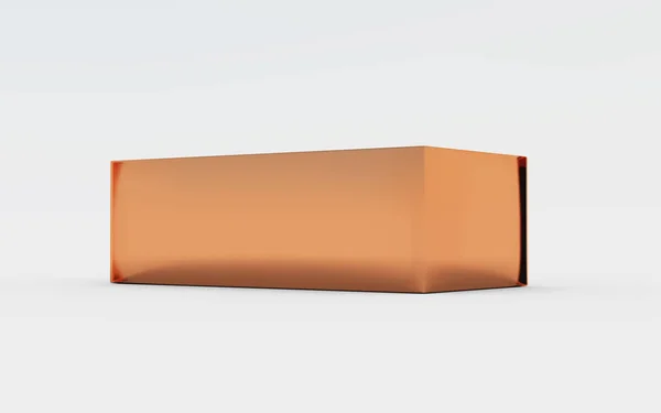 Copper box lower view — Stock Photo, Image