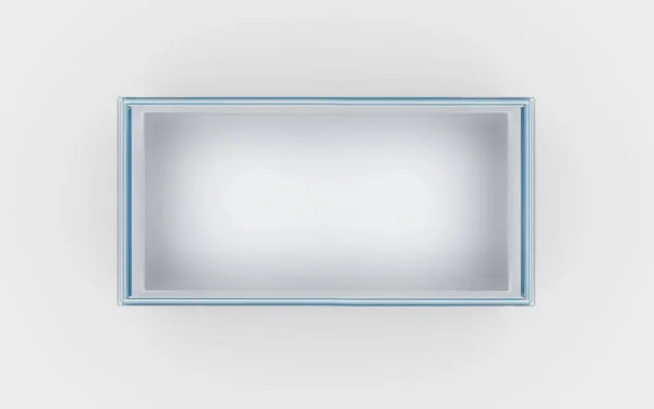 Caja de vidrio vista superior —  Fotos de Stock