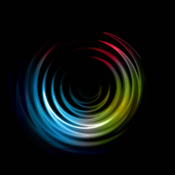 Colore anello lente bagliore — Foto Stock