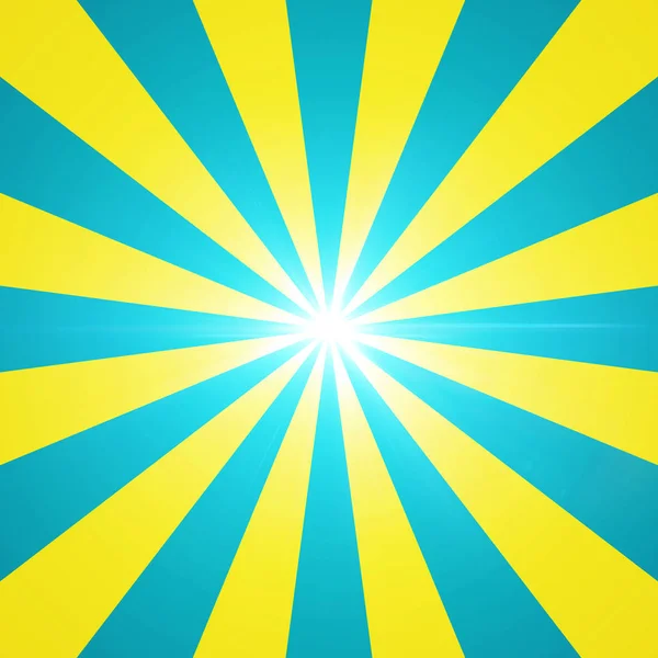 Lens flare Gradient Radial yellow — Stock Photo, Image