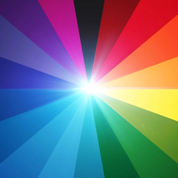 Espectro de llamarada lente dieciocho —  Fotos de Stock