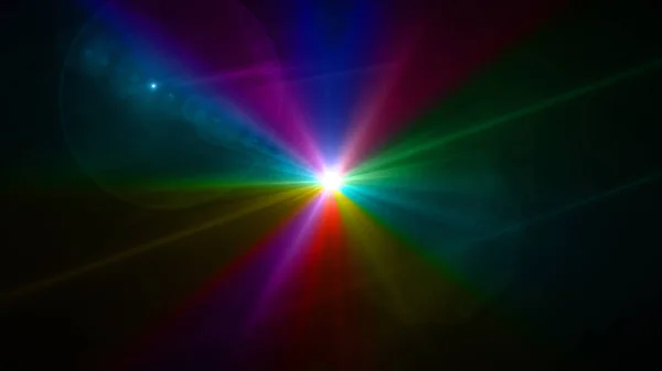 Вспышка цветной звезды — стоковое фото