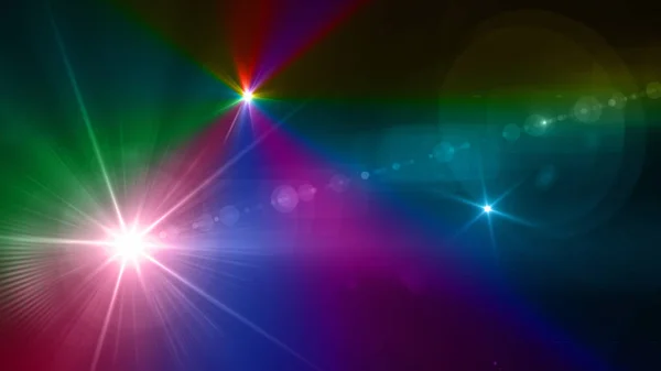 Kleurrijke volume licht — Stockfoto