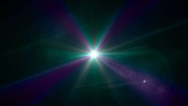 Star lens flare effect — Stock Photo, Image