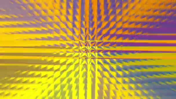 Abstracte gouden vierkante patroon — Stockvideo