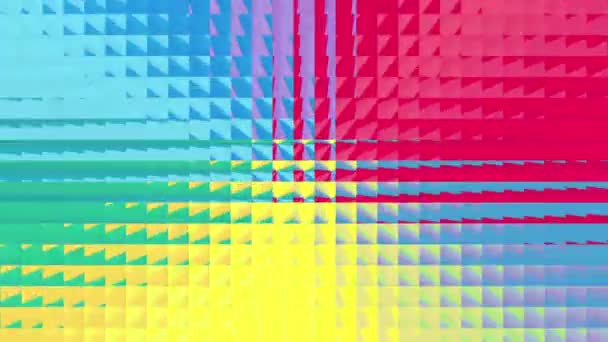 Abstraktes quadratisches Muster — Stockvideo