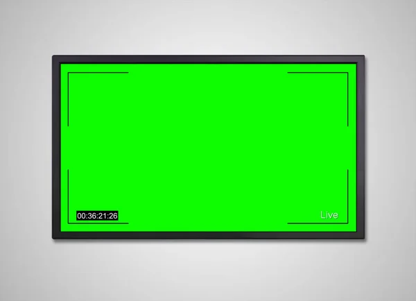 Pantalla de TV con código de tiempo —  Fotos de Stock