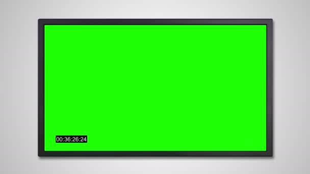 Κάμερα Ασφαλείας Cctv Timecode Εφέ Εύκολο Στη Χρήση Χρώμα Κλειδί — Αρχείο Βίντεο
