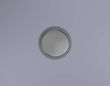 gümüş kavanoz ürün üst görünümü