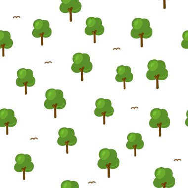 Kusursuz şekilli ağaç karalaması. El çizim biçimleri ağacı.