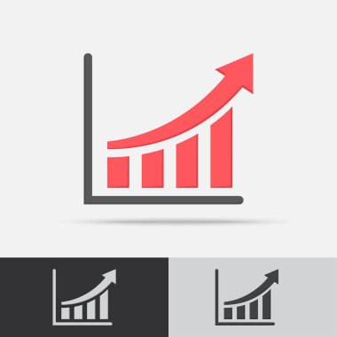 Kar grafik vektör simge düz tasarımı