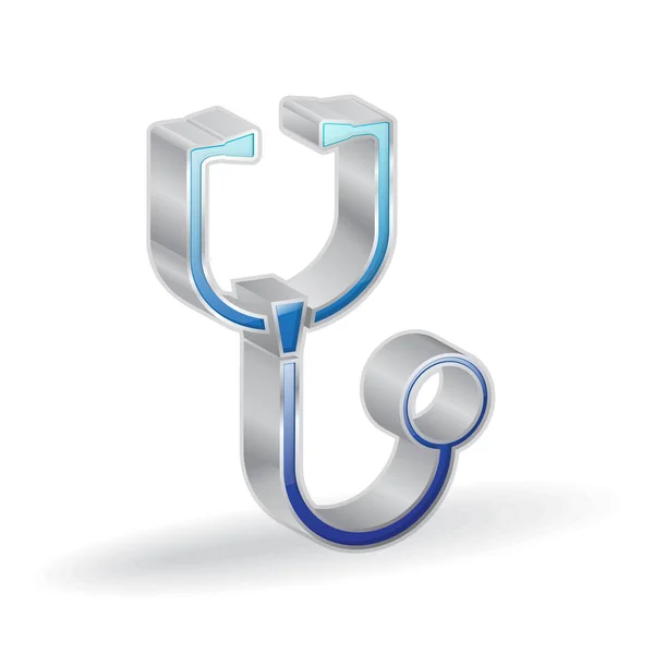 Doctor 3d Glossy Vector Icon Design — Stock Vector