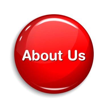 Hakkımızda yuvarlak vektör Web öğesi dairesel düğme simgesi tasarım