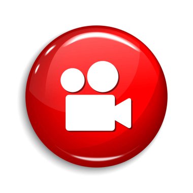 Vektör Web öğesi dairesel düğme simgesi tasarım yuvarlak kamera