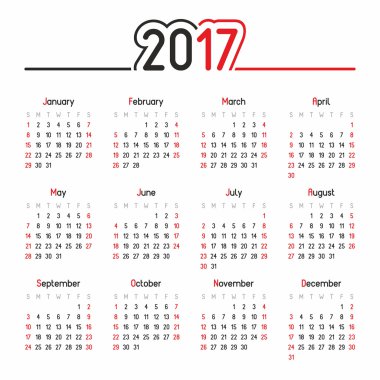 Takvim 2017