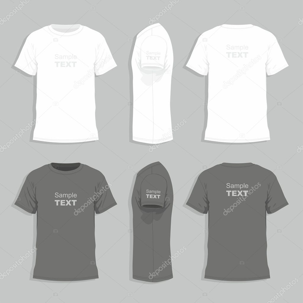 Men's t-shirt design template