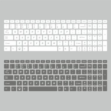 bilgisayar klavye. vektör