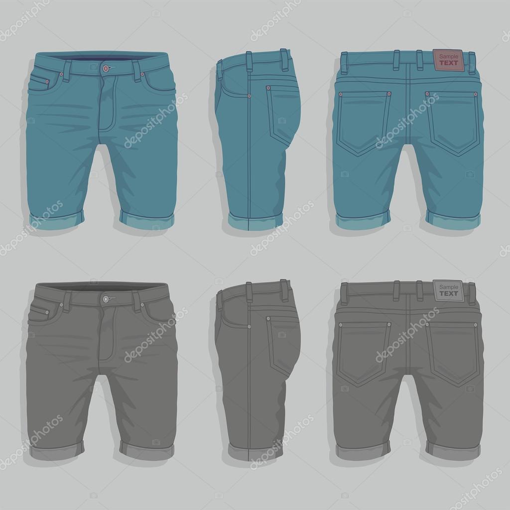 Men Denim Vector Stock Vector by ©Volykievgenii 126423578