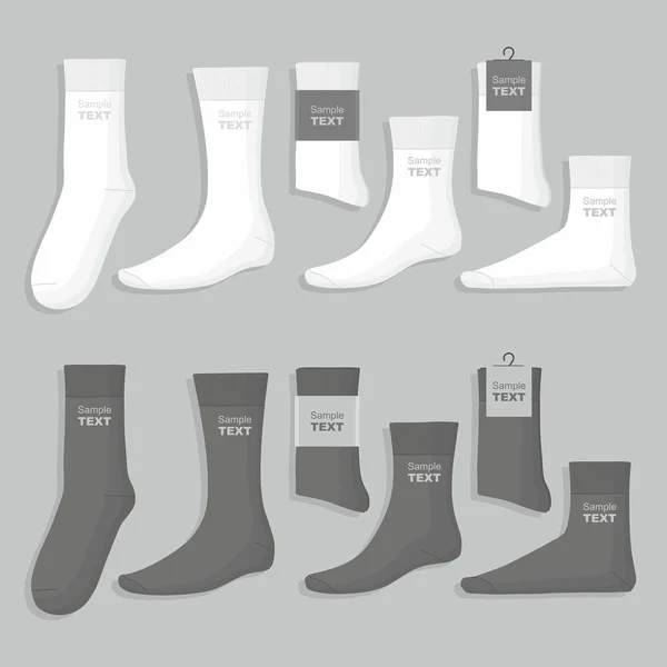Ensemble de chaussettes — Image vectorielle