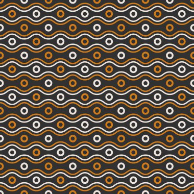 Dalgalar ve daireler tasarlamak vektör