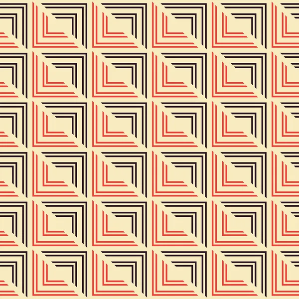 Naadloze vierkanten patroon — Stockvector