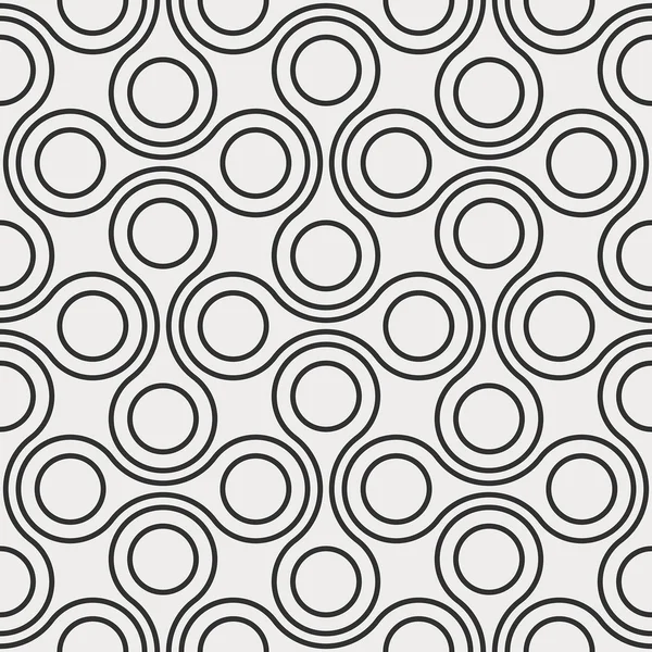 Modèle de cercles sans couture — Image vectorielle