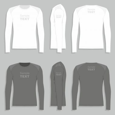 Erkekler uzun kollu t-shirt