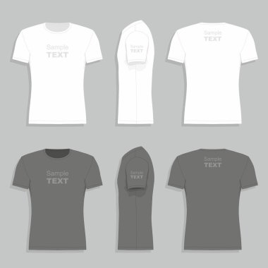 erkek t-shirt tasarım şablonu