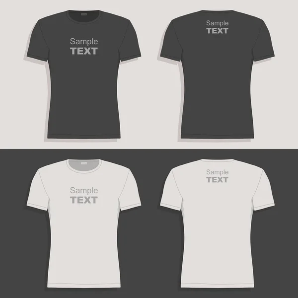 Modèle de conception de t-shirt pour homme — Image vectorielle