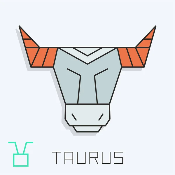 Taurus. stjärntecken — Stock vektor