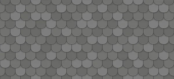 Black roof tiles — Stock Vector