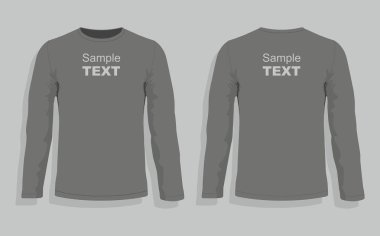 siyah t-shirt tasarım şablonu 