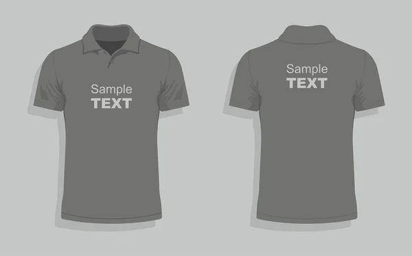 Svart t-shirt formgivningsmall — Stock vektor