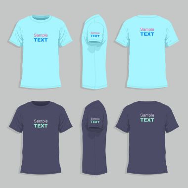 erkek t-shirt tasarım şablonu
