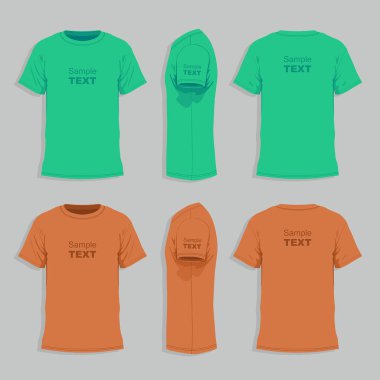 erkek t-shirt tasarım şablonu